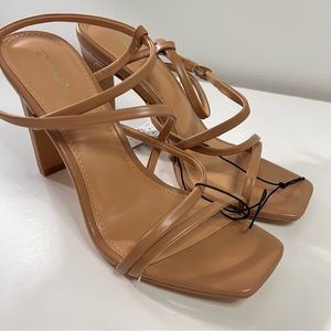 Express Strappy Heeled Sandals Size 8